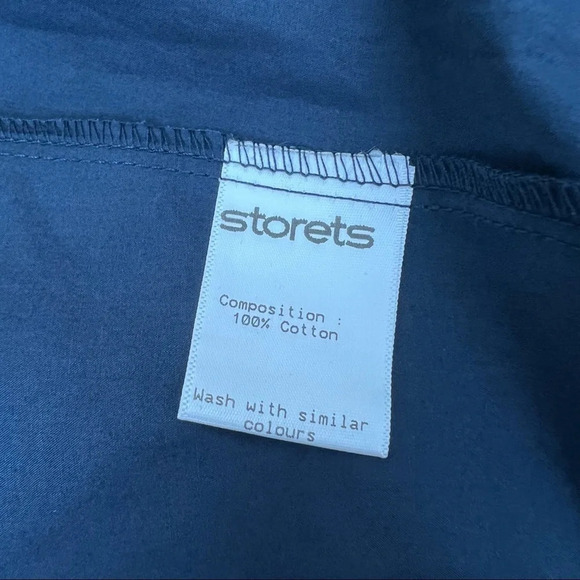 Storets NWT Tinsley Lace Up Sailor Dress Navy Blue Size S/M - Picture 15 of 15